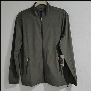 Linksoul Morris Full Zip Windbreaker Size S Sycamore/green NWT